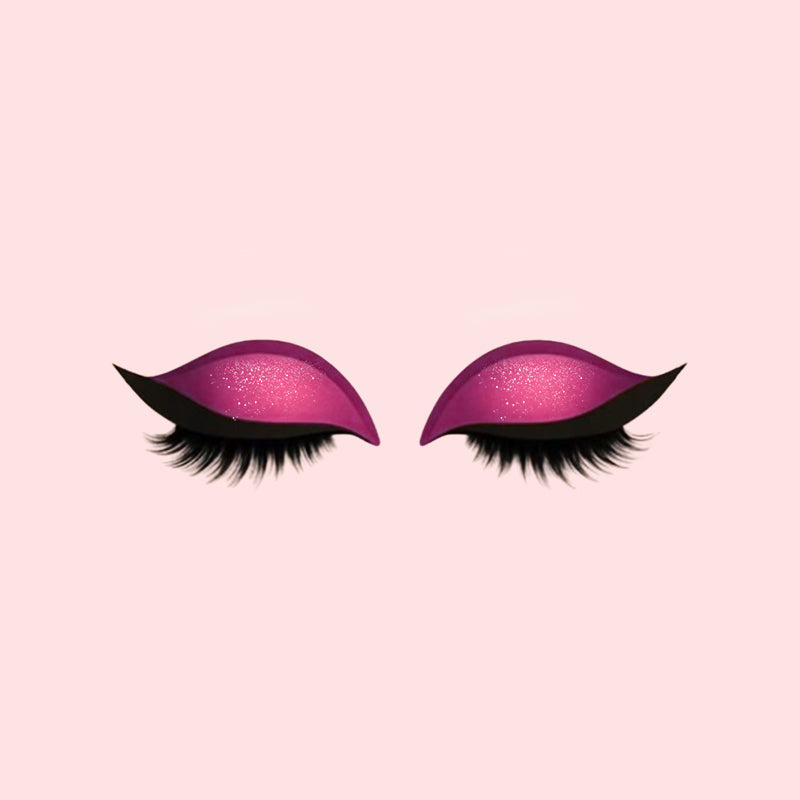 Luie oogschaduw wimperpleister