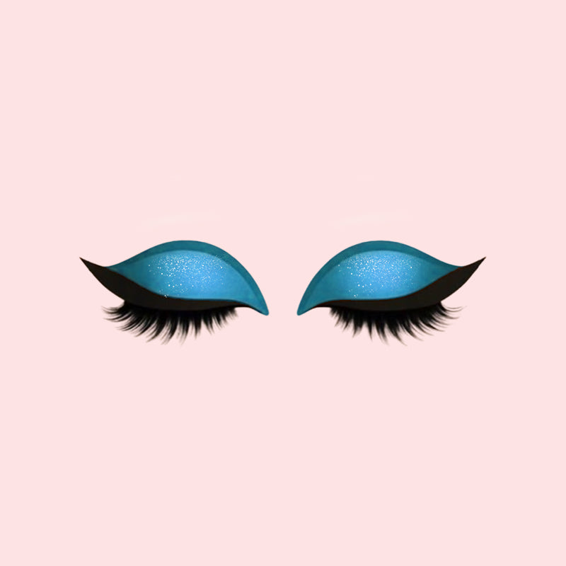 Luie oogschaduw wimperpleister