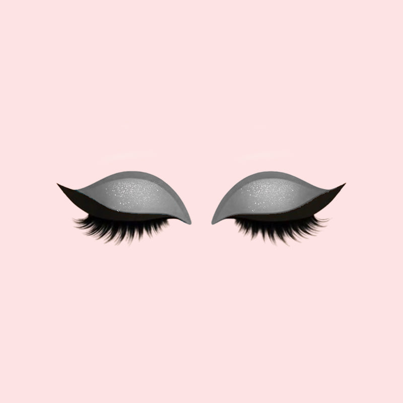 Luie oogschaduw wimperpleister