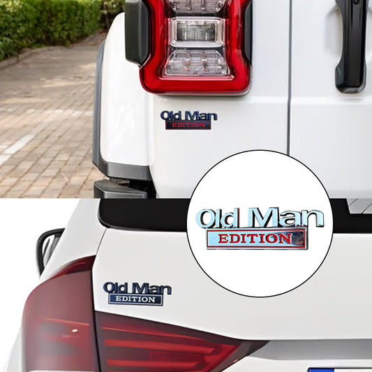 🚗 Old Man Editie bilemblem