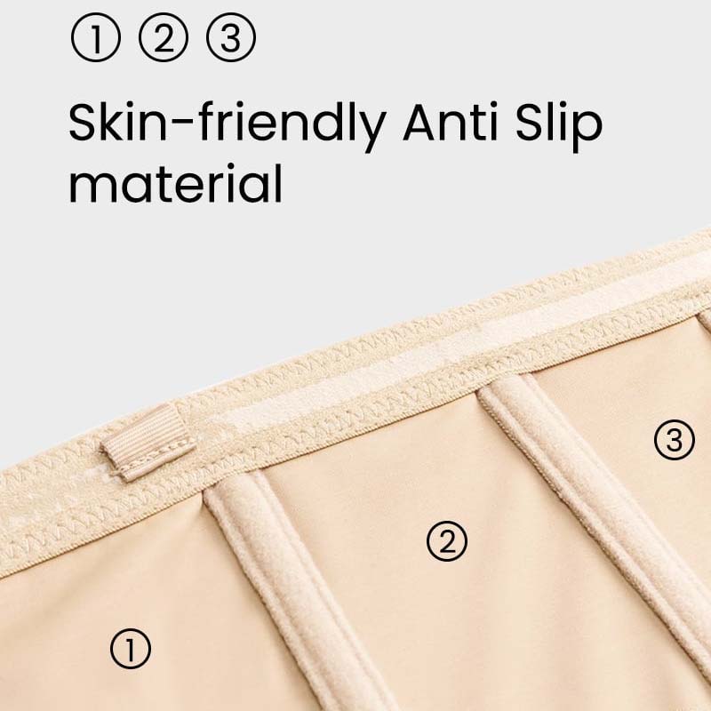 De strapless bh met lage rug