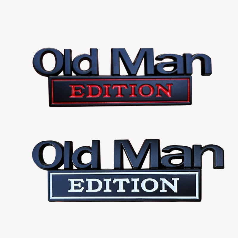 ๐ Old Man Editie bilemblem