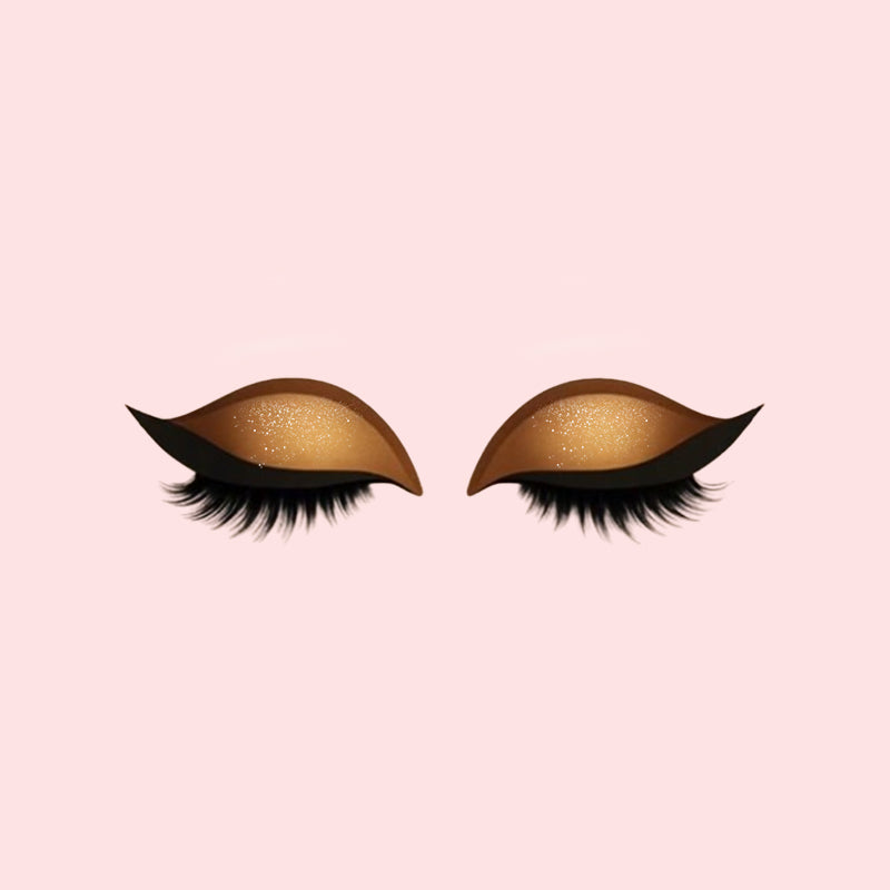 Luie oogschaduw wimperpleister