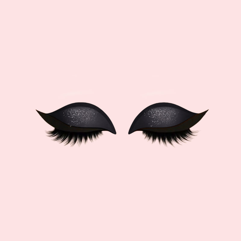 Luie oogschaduw wimperpleister