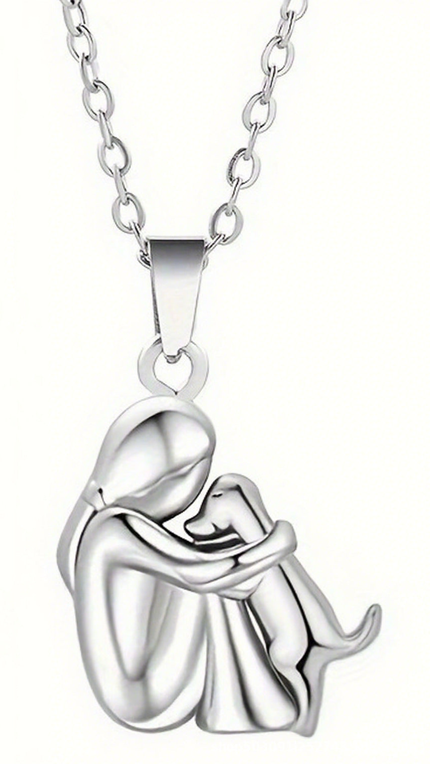 Klein meisje knuffelhalsband