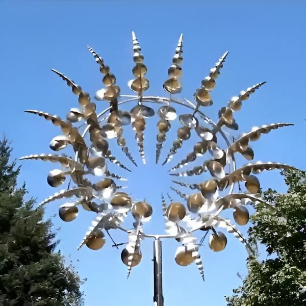 Vintage ijzeren windmolen tuindecoraties