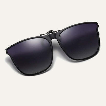 Nieuwe gepolariseerde clip-on zonnebril met flip-up ontwerp