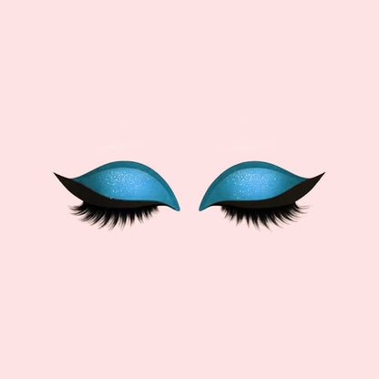Luie oogschaduw wimperpleister