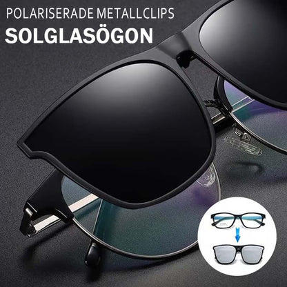 Nieuwe gepolariseerde clip-on zonnebril met flip-up ontwerp