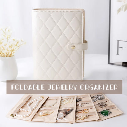 Vikbar smyckes organiser/vouwbare juwelen organiser