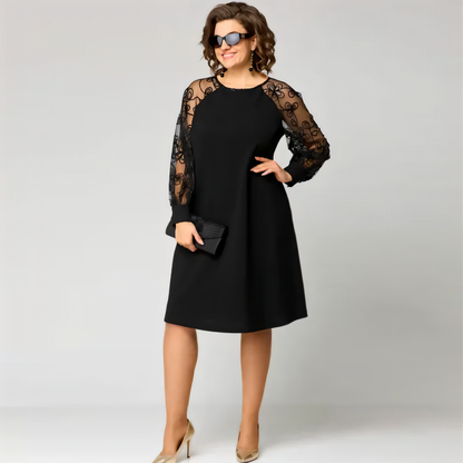 ⭐ 2025 Nieuwe Kanten Jurken Met Ronde Hals