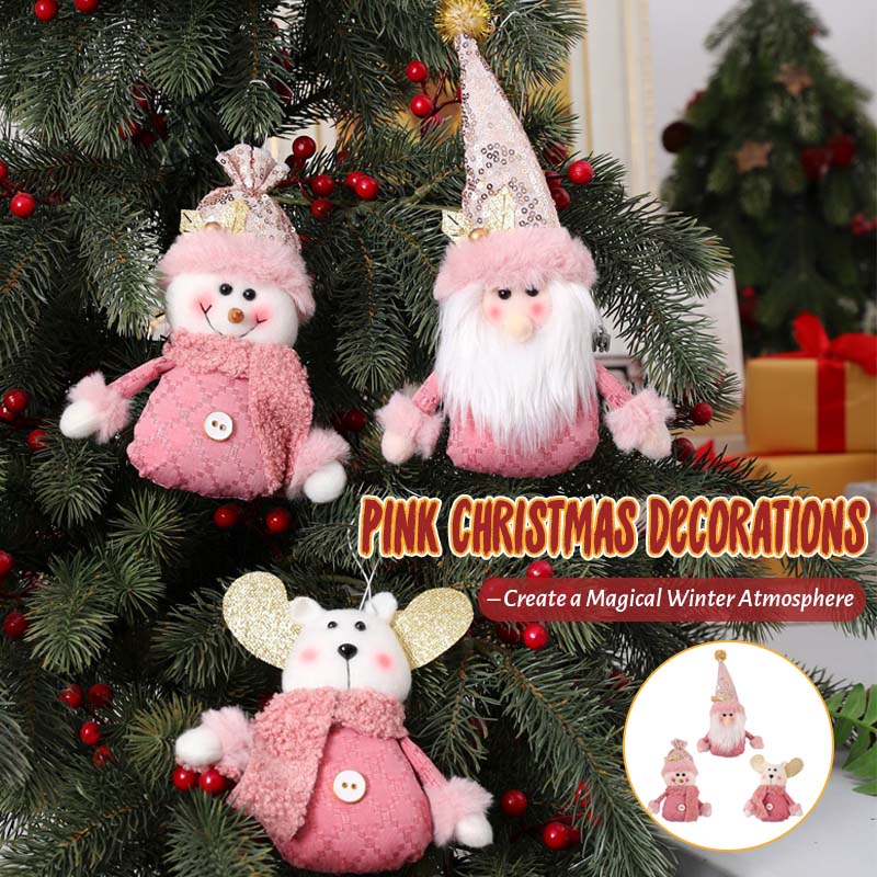 Roze kerstversiering - Creëer een magische winterstemming ✨🎄