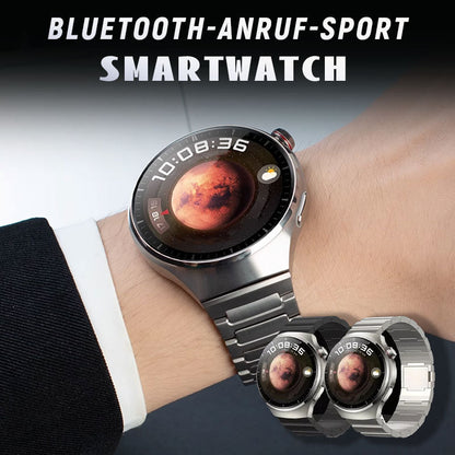 GT8 Samsung-technologie en Porsche hebben de nieuwe smartwatchmachine ontwikkeld