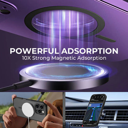 Eenvoudig magnetisch metalen telefoonhoesje voor de iPhone