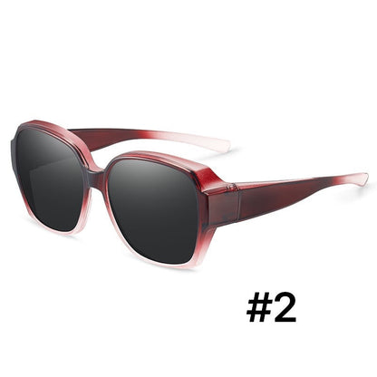 😎Zonnebril met UV38-bescherming, geschikt voor brillen🔥Koop 1 krijg 1 gratis