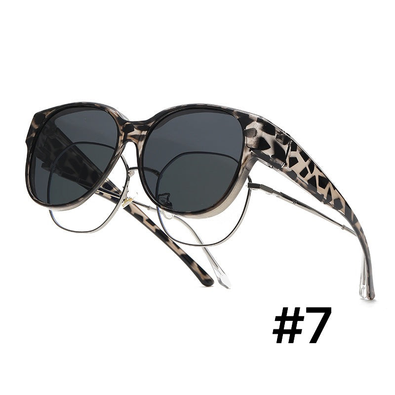 😎Zonnebril met UV38-bescherming, geschikt voor brillen🔥Koop 1 krijg 1 gratis