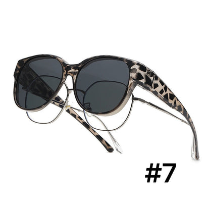 😎Zonnebril met UV38-bescherming, geschikt voor brillen🔥Koop 1 krijg 1 gratis