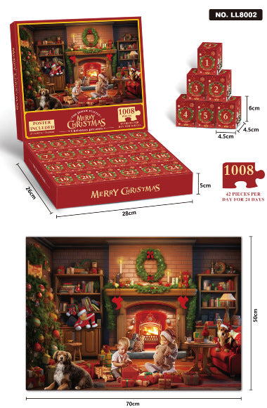 Kerst Countdown Advent Blind Box Puzzel