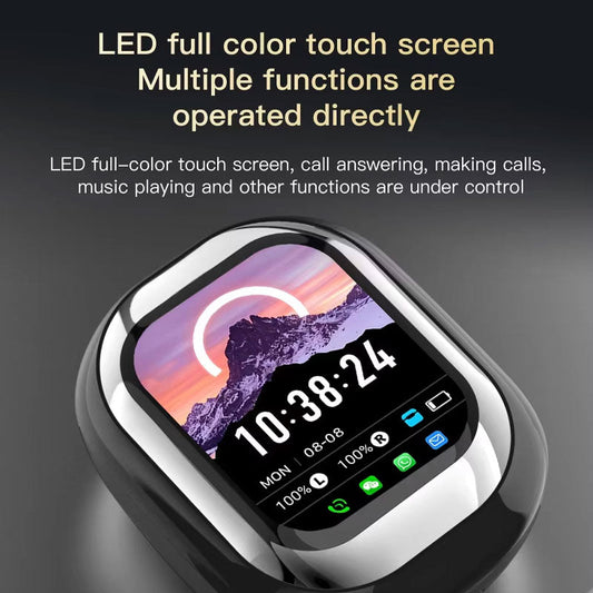 🎧Slide-touch Bluetooth-headset met AI-vertaling