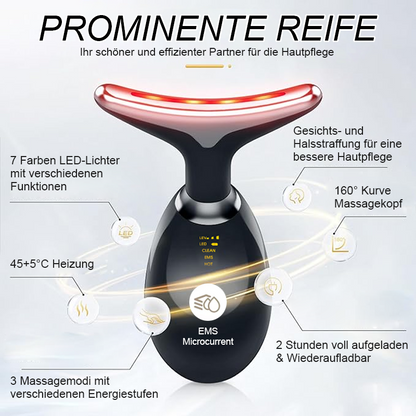 EMS ROOD LICHT THERAPIE GEZICHT HALS LIFT RIMPEL VERWIJDERAAR ÅTNA MASSAGER