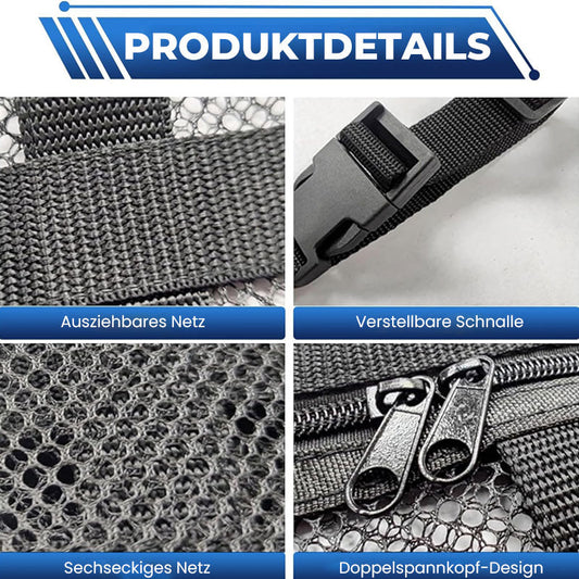 Opknoping mesh opbergtas voor autodak