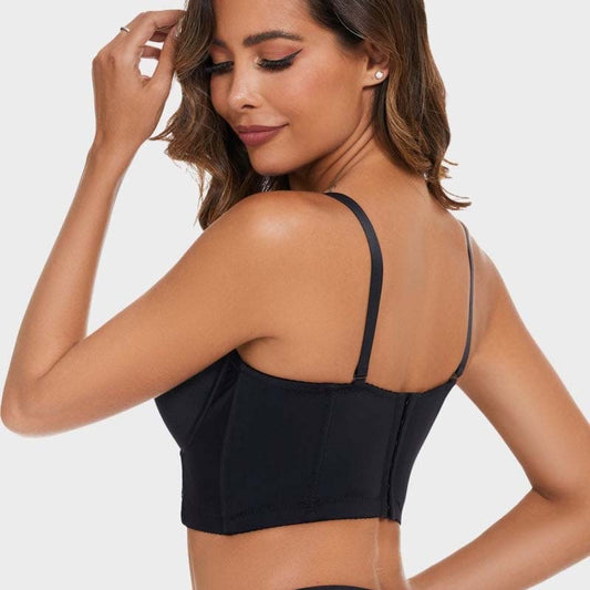 De strapless bh met lage rug