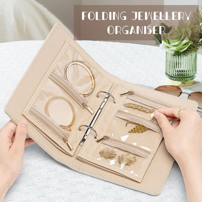Vikbar smyckes organiser/vouwbare juwelen organiser