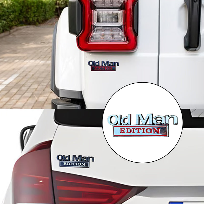 🚗 Old Man Editie bilemblem
