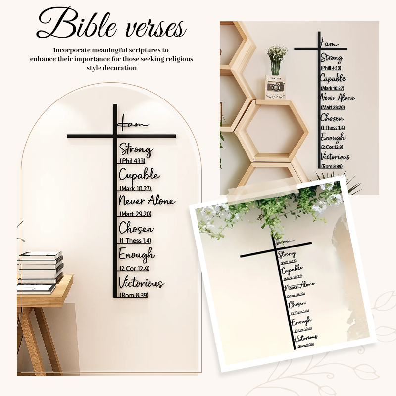 Metalen kruis muurkunst met Jezus kruisbeeld