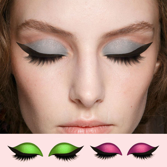 Luie oogschaduw wimperpleister