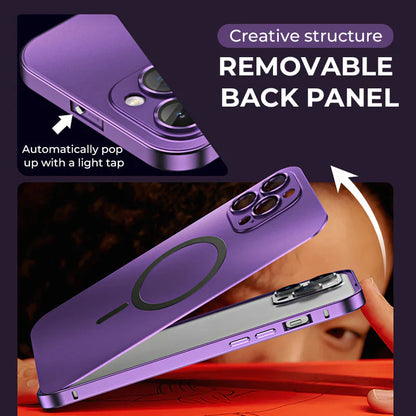 Eenvoudig magnetisch metalen telefoonhoesje voor de iPhone