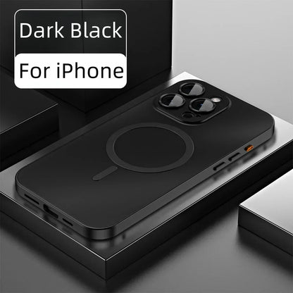 Eenvoudig magnetisch metalen telefoonhoesje voor de iPhone