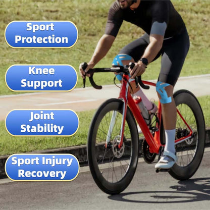 [Kniebeschermers voor sport | Ademende en waterdichte voorgesneden tapes]