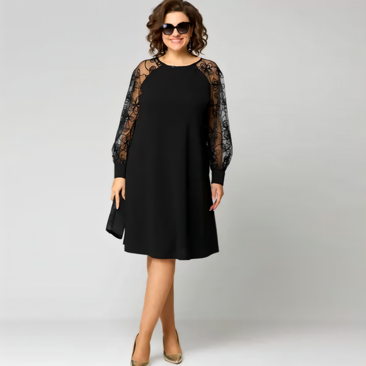 ⭐ 2025 Nieuwe Kanten Jurken Met Ronde Hals