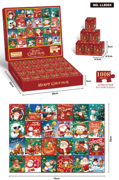 Kerst Countdown Advent Blind Box Puzzel
