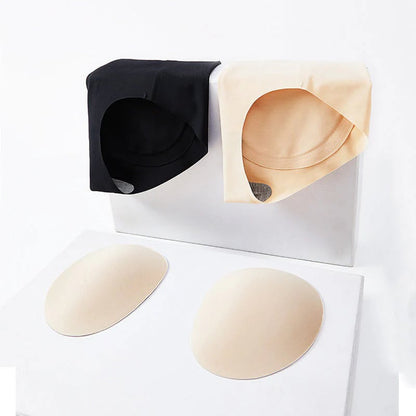 Naadloze slip met ijszijde voor het liften van de billen en uitneembare pads voor dames