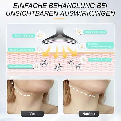 EMS ROOD LICHT THERAPIE GEZICHT HALS LIFT RIMPEL VERWIJDERAAR ÅTNA MASSAGER