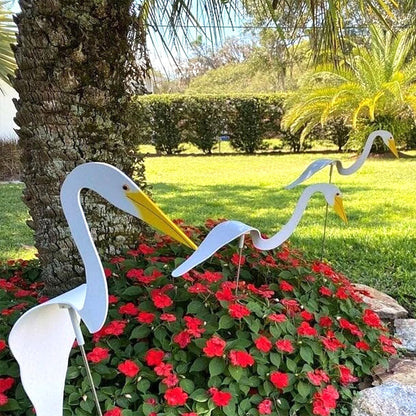 Decoratieve flamingo-windmolen – tropische feestwindgong voor uw tuin