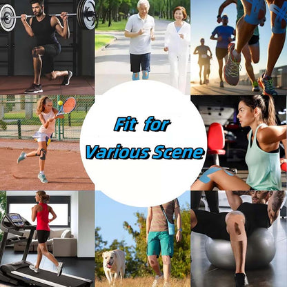 [Kniebeschermers voor sport | Ademende en waterdichte voorgesneden tapes]