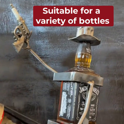 Schedel Coca-Cola en Wijnflesstandaard