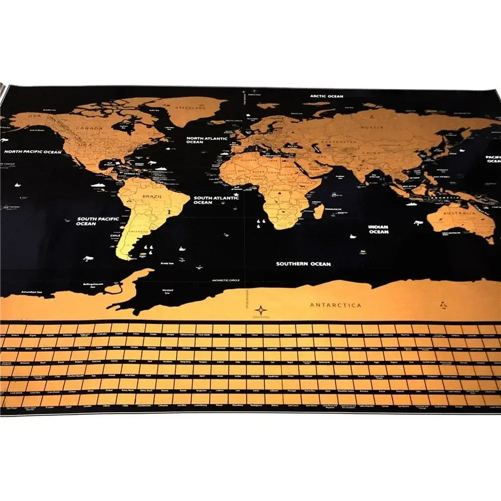 🌍Wereldkaart met krasloten
