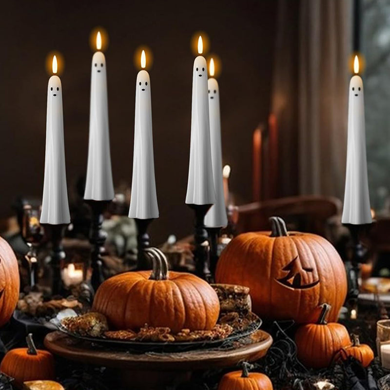 🎃👻 Afstandsbedienbaar spooklicht met 3D flikkerende vlam👻🎃