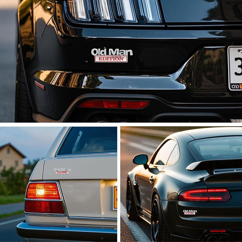 🚗 Old Man Editie bilemblem