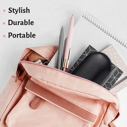 Dubbellaagse brillenkoker voor twee doeleinden