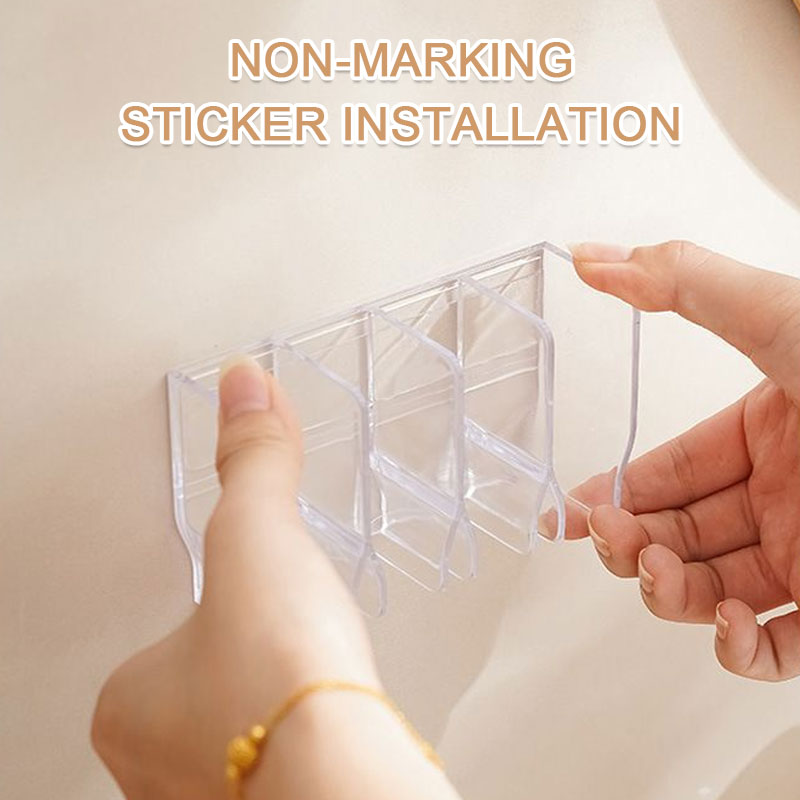 Wandgemonteerd wasrek zonder stoten