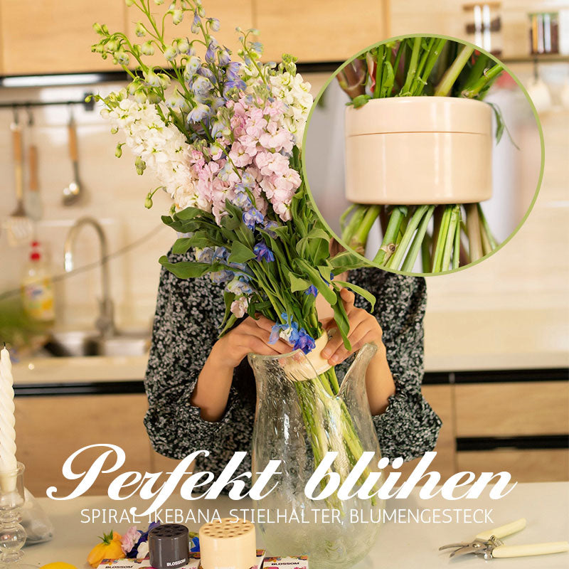 Spiraalvormige Ikebana Stengelhouder