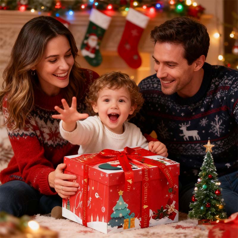 Kerst Verrassingscadeau Explosiedoos