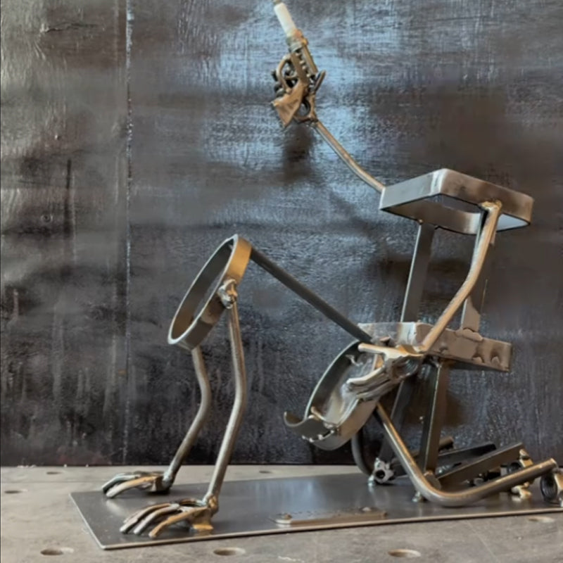 Schedel Coca-Cola en Wijnflesstandaard