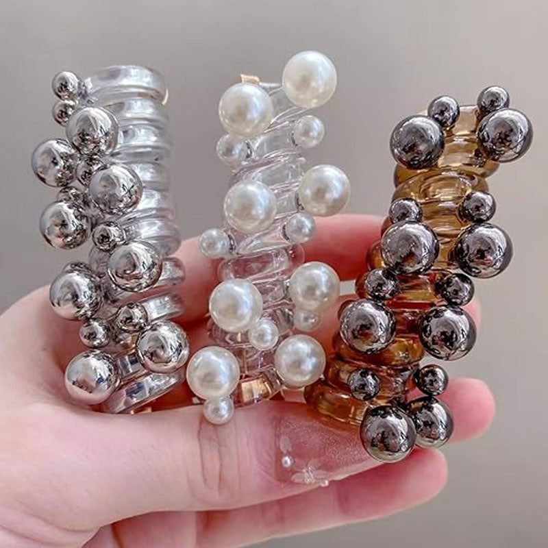 Parel rechte spiraal haarband