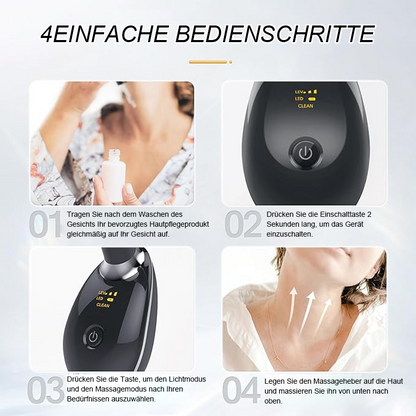 EMS ROOD LICHT THERAPIE GEZICHT HALS LIFT RIMPEL VERWIJDERAAR ÅTNA MASSAGER